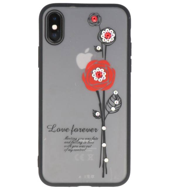 Love forever hoesjes voor iPhone X rood