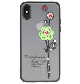 Love Forever Custodia per iPhone X verde