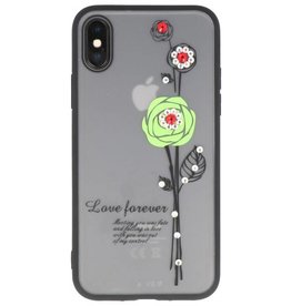 Love forever hoesjes voor iPhone X groen