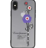 Love forever hoesjes voor iPhone X paars