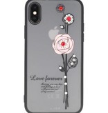 Love Forever Custodia per iPhone rosa X