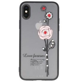 Liebe Hülle für immer für iPhone rosa X