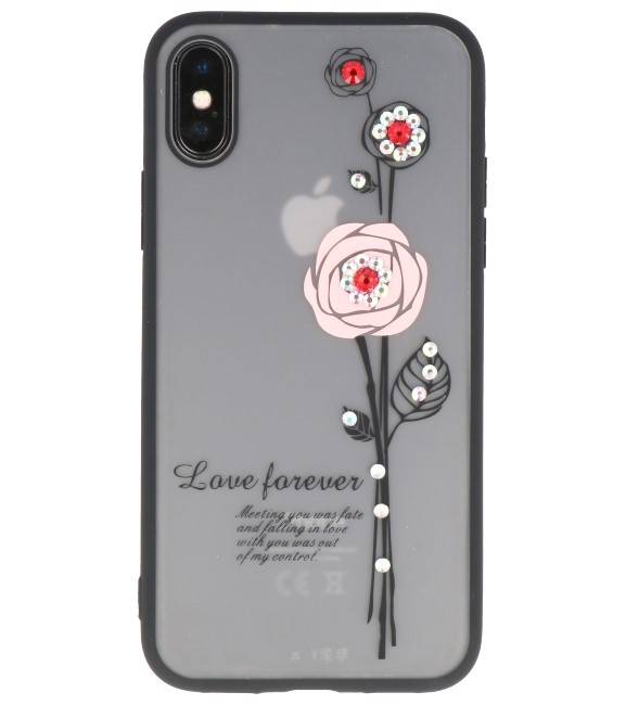 Love forever hoesjes voor iPhone X roze