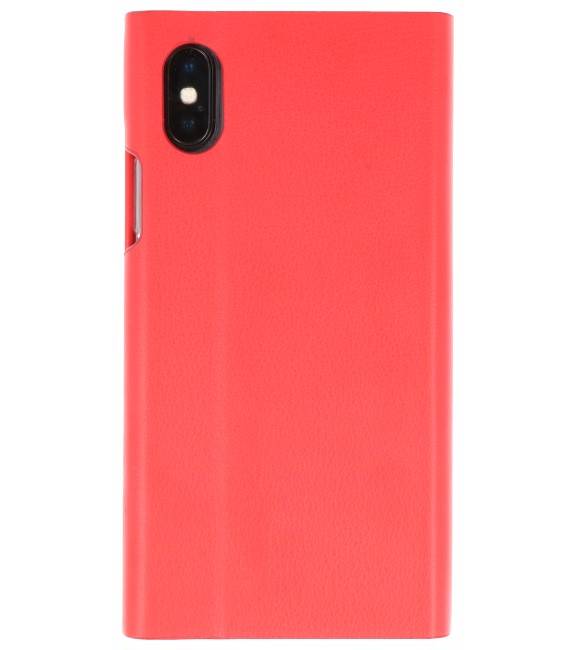 Flipbook Slim Folio Case pour iPhone X Rouge