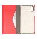 Flipbook Slim Folio Case voor iPhone X Rood
