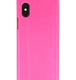 Flipbook Slim Folio Case voor iPhone X Roze