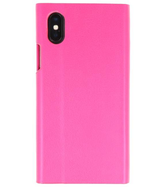 Flipbook Slim Folio Case for iPhone X Pink