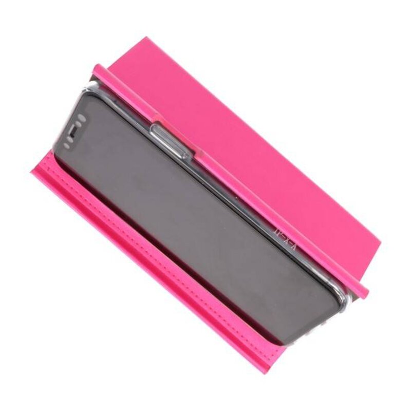 Flipbook Slim Folio Case pour iPhone X rose