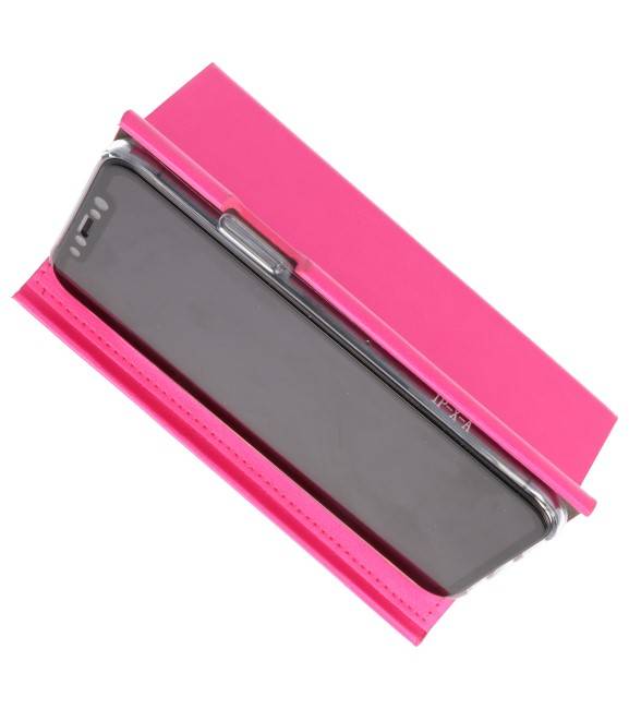 Flipbook Slim Folio Case voor iPhone X Roze