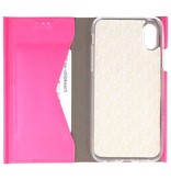 Flipbook Slim Folio Case pour iPhone X rose