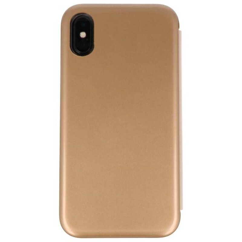 Custodia Folio Slim Shell per iPhone X Gold