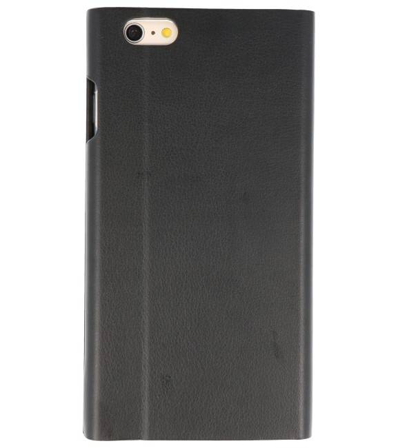 Flipbook Slim Folio Case für iPhone 6 Plus Schwarz