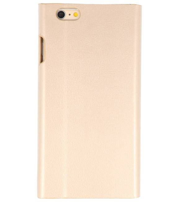 Flipbook Slim Folio Case für iPhone 6 Plus Gold