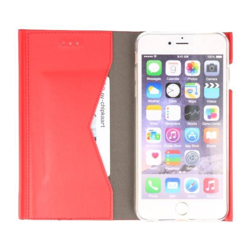 Custodia Flipbook Slim Folio per iPhone 6 Plus Red