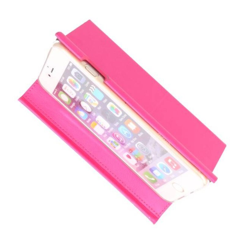 Flipbook Slim Folio Case voor iPhone 6 Plus Roze