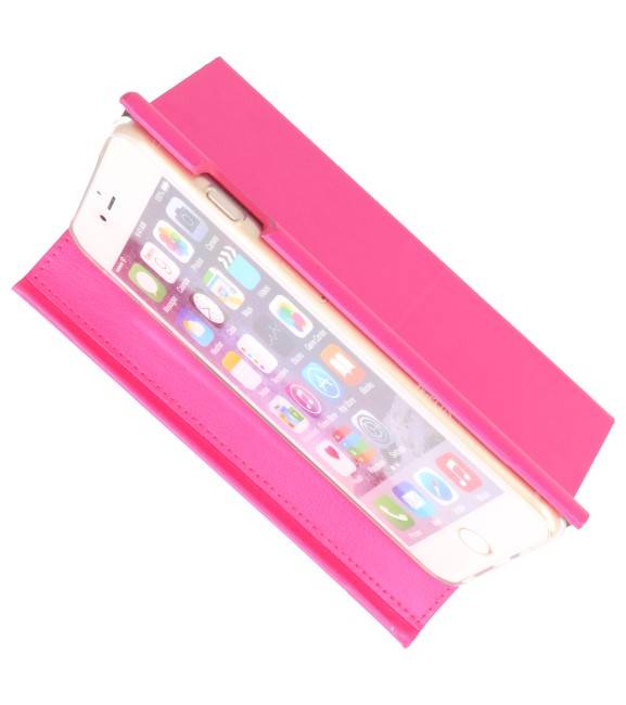 Flipbook Slim Folio Case voor iPhone 6 Plus Roze