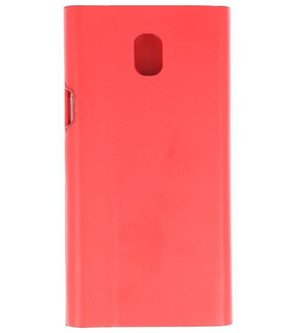 Flipbook Slim Folio Housse pour Galaxy J5 2017 Rouge