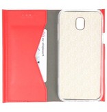 Flipbook Slim Folio Housse pour Galaxy J5 2017 Rouge