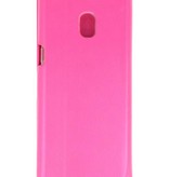 Flipbook Slim Folio Case voor Galaxy J5 2017 Roze