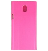 Flipbook Slim Folio Taske til Galaxy J5 2017 Pink