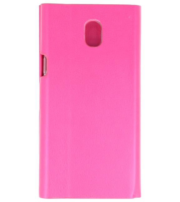 Custodia Flipbook Slim Folio per Galaxy J5 2017 Rosa