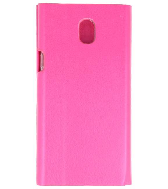 Flipbook Slim Folio Case for Galaxy J5 2017 Pink