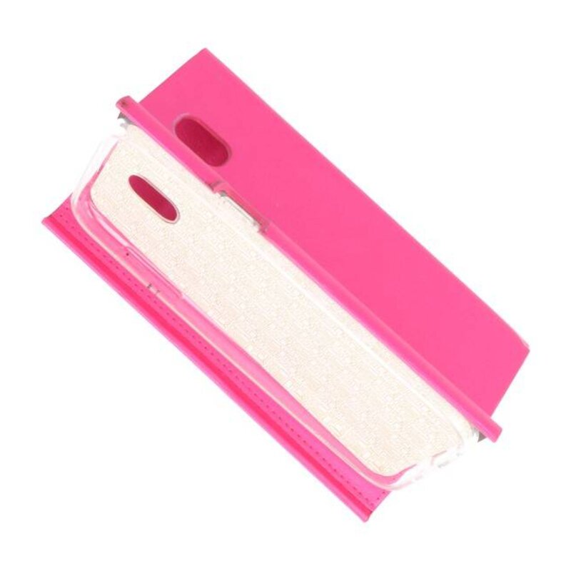 Flipbook Slim Folio Housse pour Galaxy J5 2017 Rose