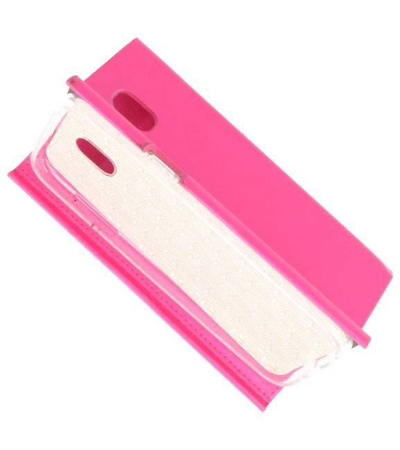 Flipbook Slim Folio Taske til Galaxy J5 2017 Pink
