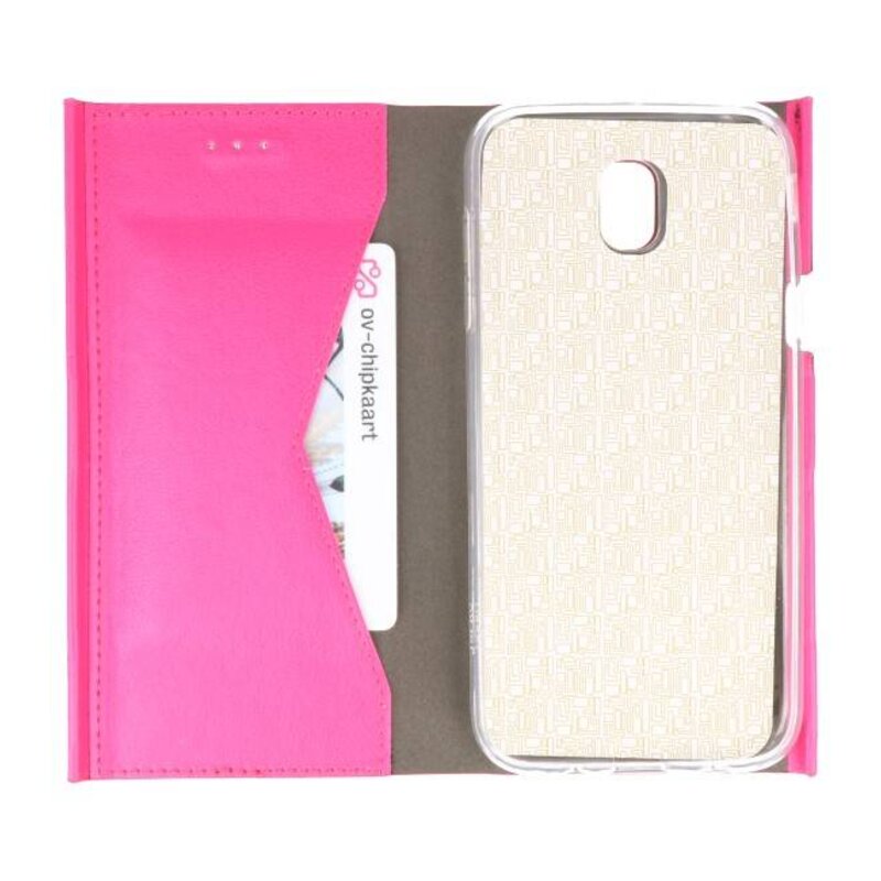 Flipbook Slim Folio Case for Galaxy J5 2017 Pink