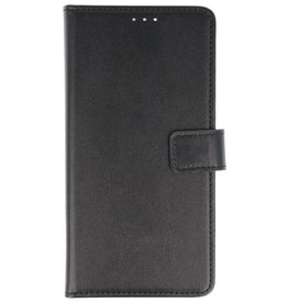Bookstyle Wallet Tasker til Nokia 2 Black