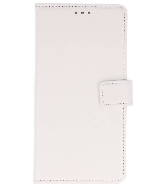 Étuis portefeuille Bookstyle pour Nokia 2 Blanc