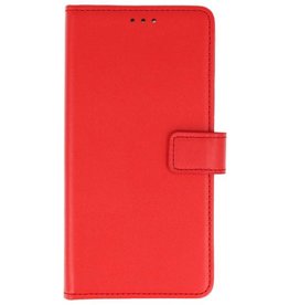 Bookstyle Wallet Hüllen für Nokia 2 Red