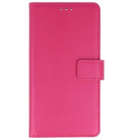 Bookstyle Wallet Tasker til Nokia 2 Pink