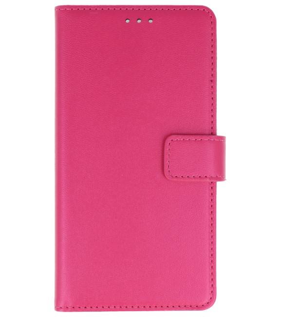 Bookstyle Wallet Tasker til Nokia 2 Pink