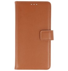 Estuches Leatherlook Bookstyle Wallet para Xperia XA2 Ultra Brown