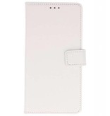 Bookstyle Wallet Cases Hoes voor Huawei P20 Wit