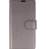 Wallet Cases Hoesje voor Huawei P20 Grijs