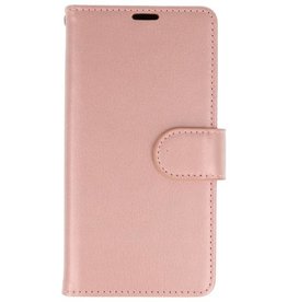 Funda con estuche Wallet para Huawei Honor 7X Rosa