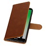 Pull Up PU Leather Bookstyle para Huawei P20 Brown