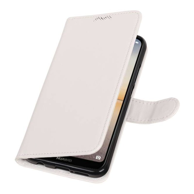 Huawei P20 Lite Wallet case booktype wallet White