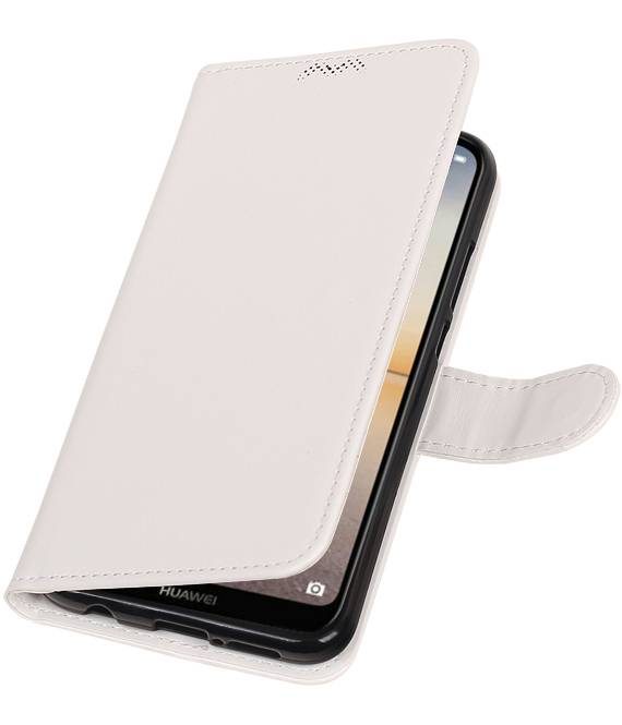 Huawei P20 Lite Wallet case booktype wallet White