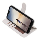 Huawei P20 Lite Tegnebog taske bogtype tegnebog Hvid