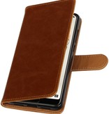 Pull Up PU Leather Bookstyle for Huawei P20 Pro Brown