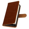 Pull Up PU Leather Bookstyle para Huawei P20 Pro Brown