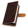 Pull Up PU Leather Bookstyle para Huawei P20 Pro Mocca