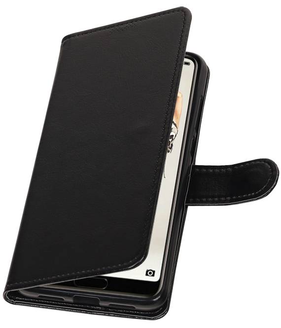 Huawei P20 Pro Portemonnee hoesje booktype wallet Zwart
