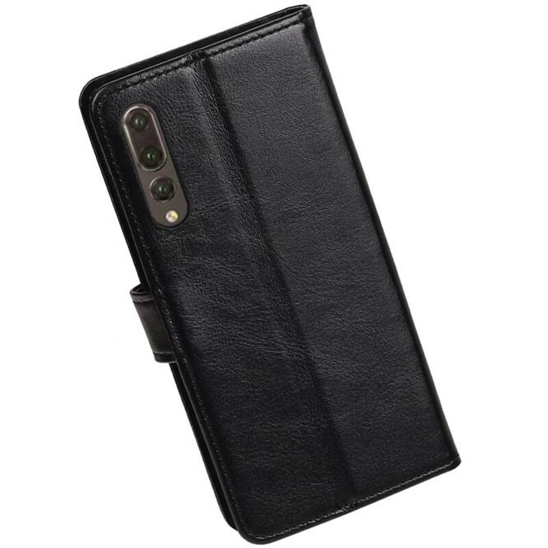 Huawei P20 Pro Wallet taske bogtype tegnebog Sort
