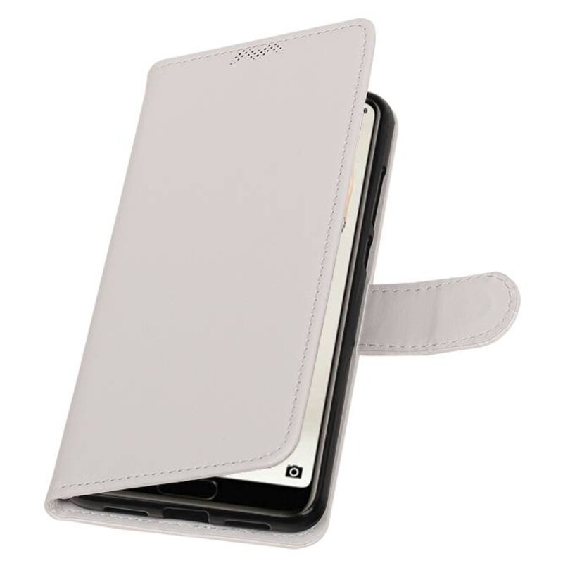 Huawei P20 Pro Wallet Fall Booktype Brieftasche Weiß