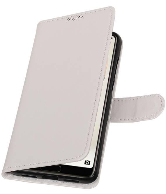 Huawei P20 Pro billetera estuche billetera tipo libro Blanco