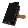 Pull Up PU cuir Bookstyle pour Huawei P Smart Black